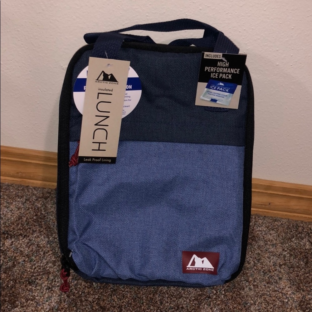 Blue Lunch Box w/Ice Pack!